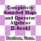 Completely Bounded Maps and Operator Algebras [E-Book] /