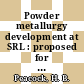 Powder metallurgy development at SRL : proposed for presentation at the international meeting of research reactor fuel designers developers and fabricators to be held Nov. 9 and 10, 1978 in Argonne [E-Book] /