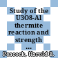 Study of the U3O8-Al thermite reaction and strength of reactor fuel tubes : [E-Book]