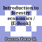 Introduction to forestry economics / [E-Book]