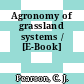 Agronomy of grassland systems / [E-Book]