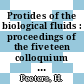 Protides of the biological fluids : proceedings of the fiveteen colloquium Brugge, 1967.