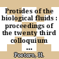 Protides of the biological fluids : proceedings of the twenty third colloquium Brugge, 1975.
