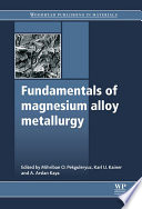 Fundamentals of magnesium alloy metallurgy [E-Book] /