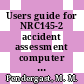 Users guide for NRC145-2 accident assessment computer code : [E-Book]