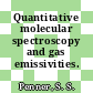 Quantitative molecular spectroscopy and gas emissivities.