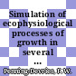 Simulation of ecophysiological processes of growth in several annual crops.
