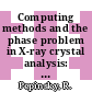 Computing methods and the phase problem in X-ray crystal analysis: conference: report : Glasgow, 10.08.60-12.08.60 /