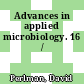 Advances in applied microbiology. 16 /