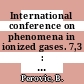 International conference on phenomena in ionized gases. 7,3 : Beograd, 22-27. August 1965 /