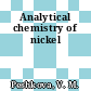 Analytical chemistry of nickel
