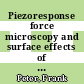 Piezoresponse force microscopy and surface effects of Perovskite ferroelectric nanostructure /