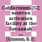 Californium-252 neutron activation facility at the Savannah River Laboratory : a paper for presentation at the ANS National Topical meeting on applications of californium-252, Austin, Texas, september 11 - 13, 1972 [E-Book] /