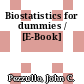 Biostatistics for dummies / [E-Book]