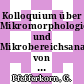 Kolloquium über Mikromorphologie und Mikrobereichsanalyse von Oberflächen. 21 : Kassel, 03.10.88-06.10.88.
