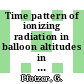 Time pattern of ionizing radiation in balloon altitudes in high latitudes. B. Figures and diagrams /