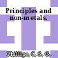 Principles and non-metals.