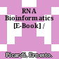 RNA Bioinformatics [E-Book] /