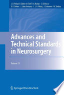 Advances and Technical Standards in Neurosurgery [E-Book] /