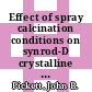 Effect of spray calcination conditions on synrod-D crystalline phases : a paper proposed for presentation and publication in the proceedings of the 2nd international symposium on ceramics in nuclear waste management 75th annual meeting of the American Ceramic Society April 27 - 29, 1983 Chicago, Illinois [E-Book] /