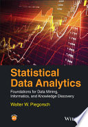 Statistical data analytics : foundations for data mining, informatics, and knowledge discovery [E-Book] /