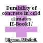 Durability of concrete in cold climates [E-Book] /