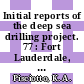 Initial reports of the deep sea drilling project. 77 : Fort Lauderdale, Fla., to San Juan, P.R., Decembre 1980 - February 1981