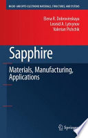 Sapphire [E-Book] : Material, Manufacturing, Applications /