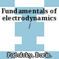 Fundamentals of electrodynamics /