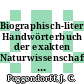 Biographisch-literarisches Handwörterbuch der exakten Naturwissenschaften. 7A,4,1. S - Z(1) : Berichtsjahre 1932 bis 1953.