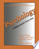 Psychology [E-Book] : A Behavioral Overview /
