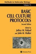Basic Cell Culture Protocols [E-Book] /