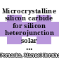 Microcrystalline silicon carbide for silicon heterojunction solar cells [E-Book] /