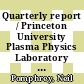 Quarterly report / Princeton University Plasma Physics Laboratory Theory Division: 1994 : 01.04. - 30.06.1994.