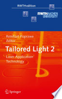 Tailored Light 2 [E-Book] : Laser Application Technology /