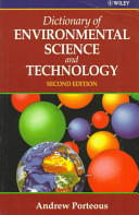 Dictionary of environmental science and technology /