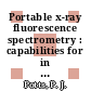 Portable x-ray fluorescence spectrometry : capabilities for in situ analysis [E-Book] /