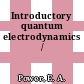 Introductory quantum electrodynamics /
