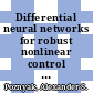 Differential neural networks for robust nonlinear control : identification, state estimation and trajectory tracking [E-Book] /