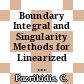 Boundary Integral and Singularity Methods for Linearized Viscous Flow [E-Book] /