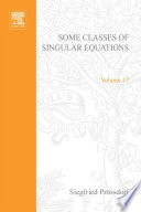 Some classes of singular equations [E-Book] /