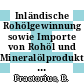 Inländische Rohölgewinnung sowie Importe von Rohöl und Mineralölprodukten [E-Book] /