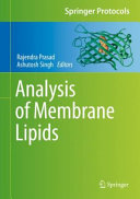 Analysis of Membrane Lipids [E-Book] /