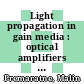 Light propagation in gain media : optical amplifiers [E-Book] /