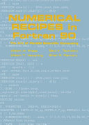 Numerical recipes in FORTRAN 77 and FORTRAN 90 : the art of scientific and parallel computing.