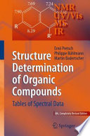 Structure determination of organic compounds : tables of spectral data /