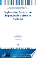 Engineering secure and dependable software systems [E-Book] /