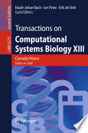 Transactions on Computational Systems Biology XIII [E-Book] /