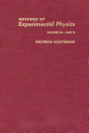 Neutron scattering ; B /