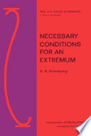 Necessary conditions for an extremum /